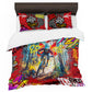 Cross Graffiti Duvet Cover Set