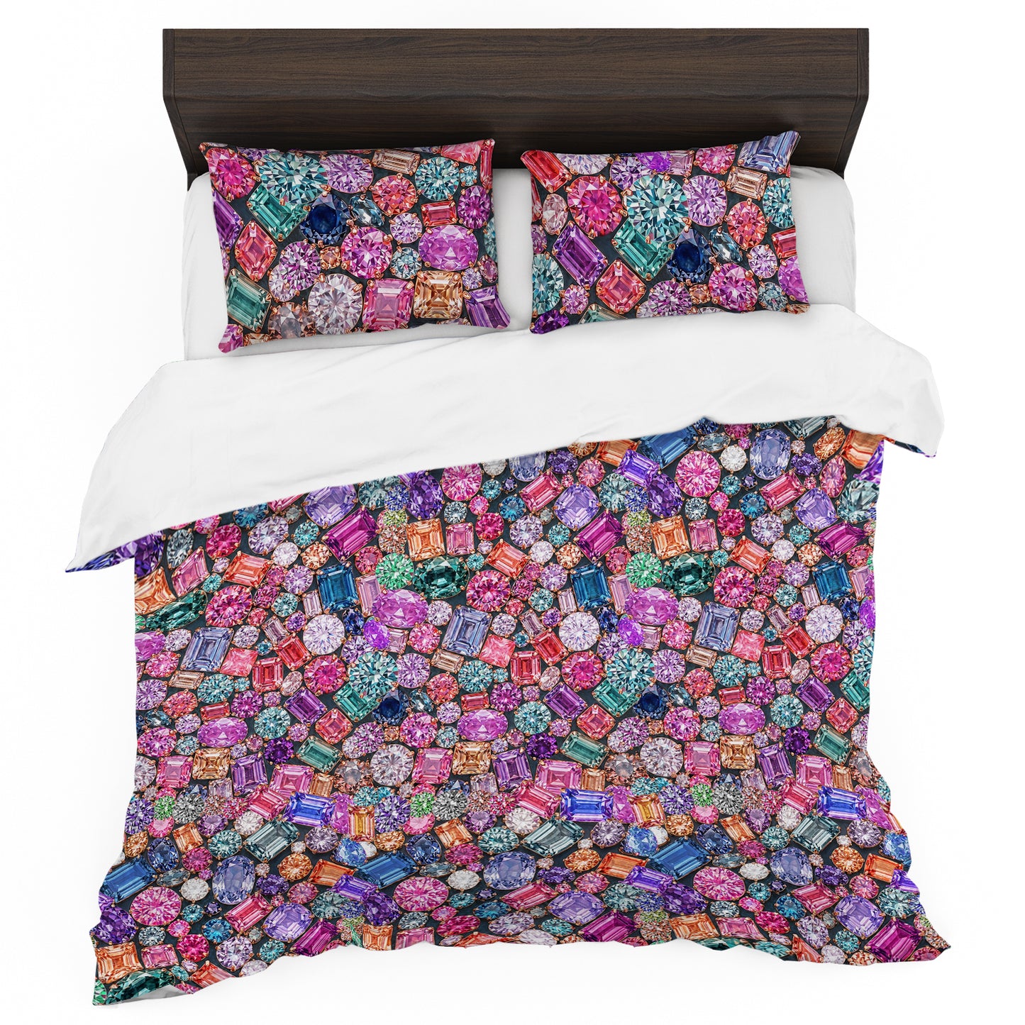 Crown Jewels Mosaic Duvet Cover Set