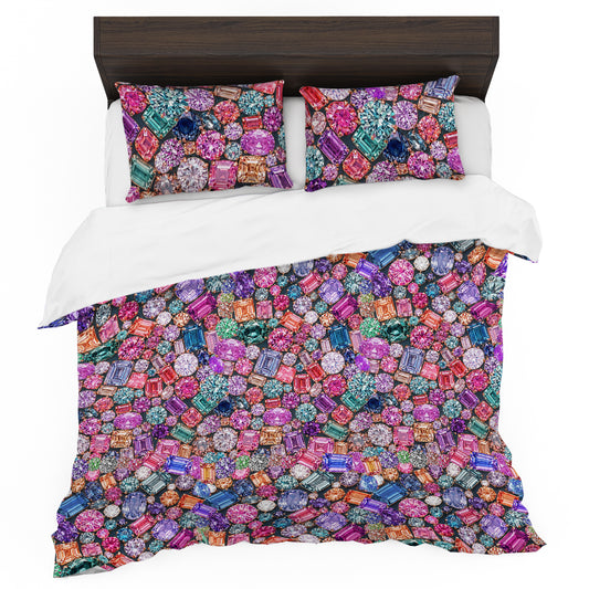 Crown Jewels Mosaic Duvet Cover Set