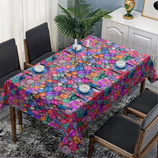 Crown Jewels Mosaic Rectangle Tablecloth