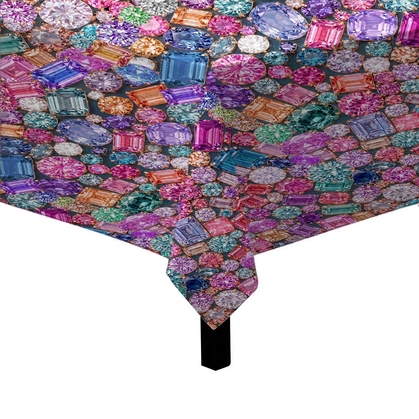 Crown Jewels Mosaic Square Tablecloth