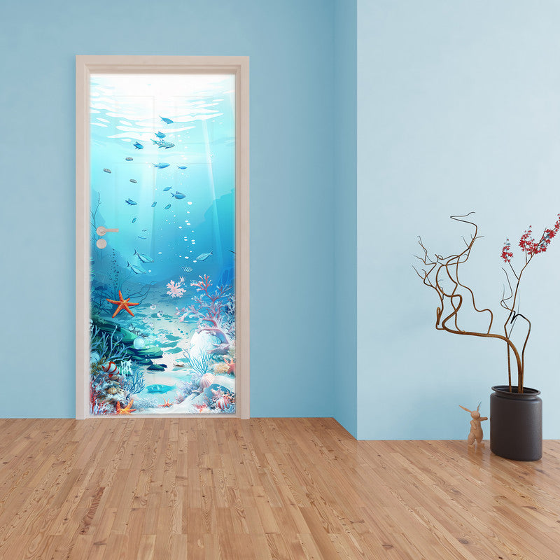 Crystal Cove Door Decoupage