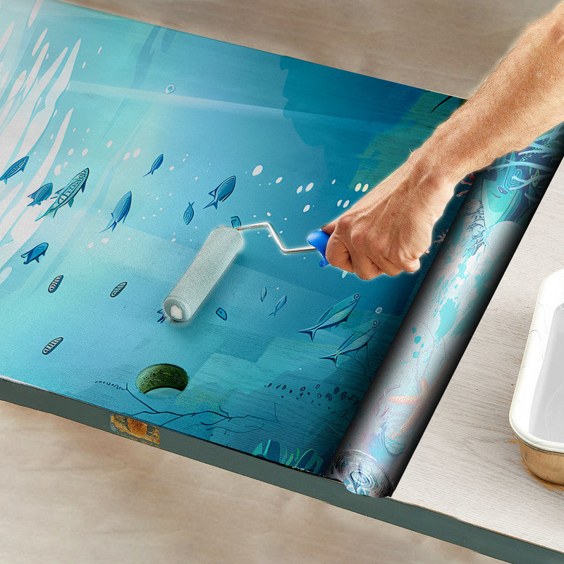 Crystal Cove Door Decoupage