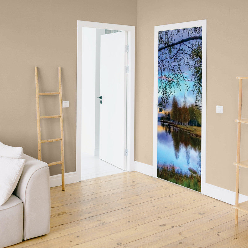 Crystal Water Door Decoupage