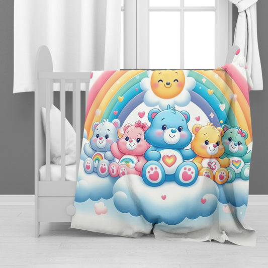 Cubby Bear Cloud Minky Blanket