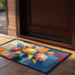 Cubic Bouquet Door Mat