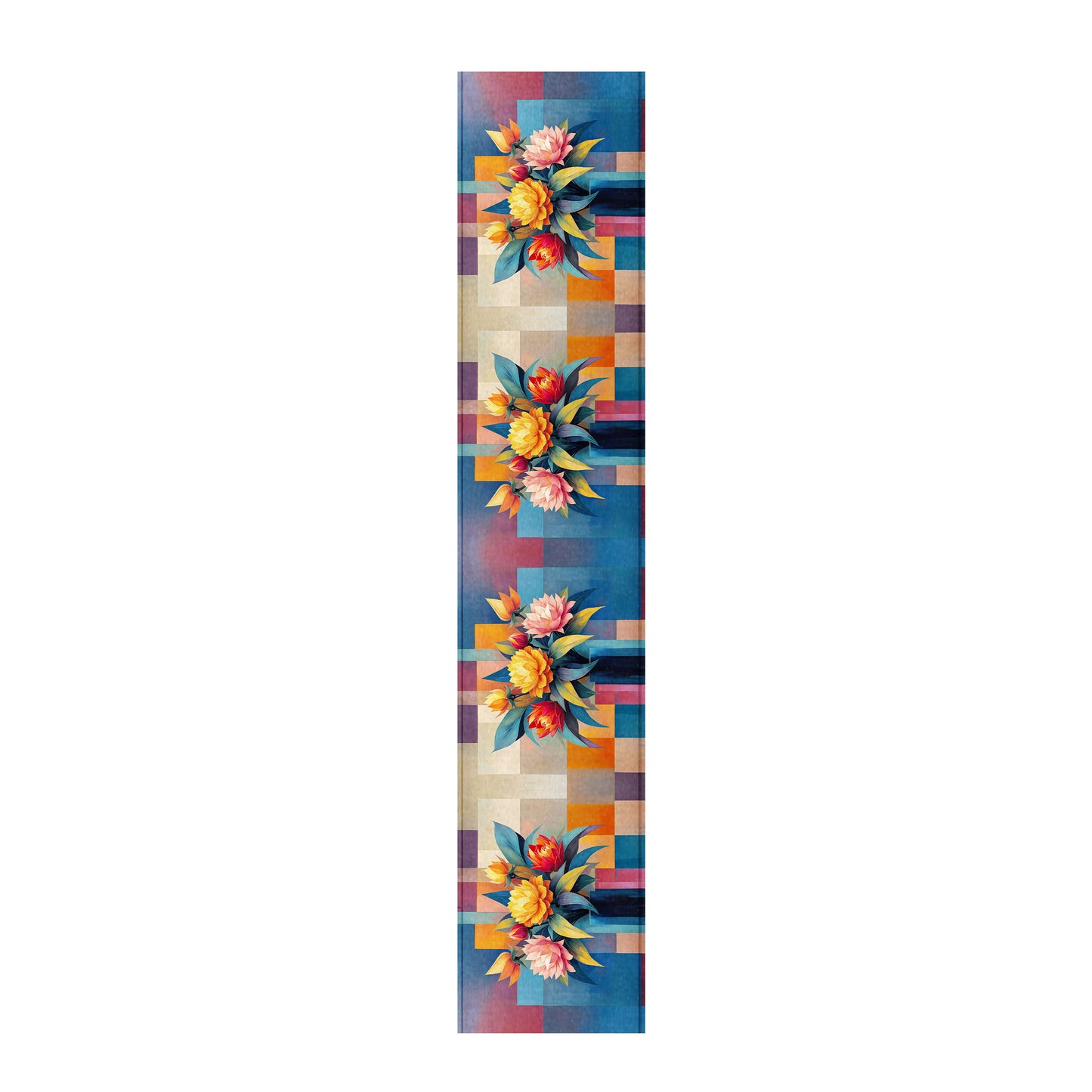 Cubic Bouquet Table Runner