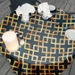 Cubicle Abstract Round Tablecloth