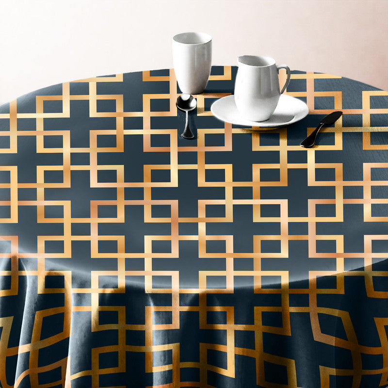Cubicle Abstract Round Tablecloth