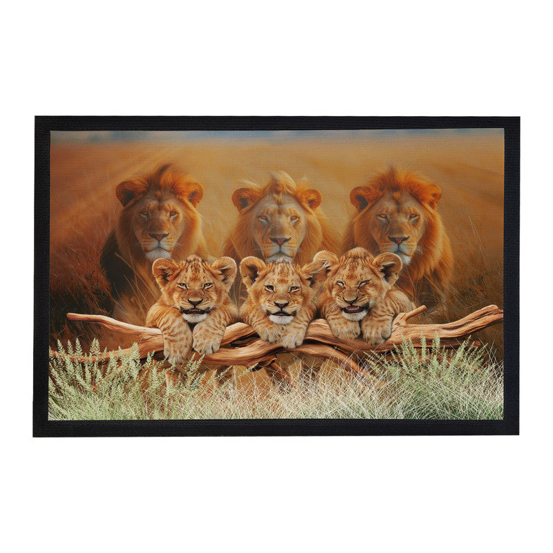 Cubs Are Lions Door Mat