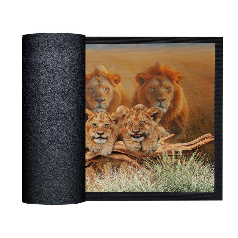 Cubs Are Lions Door Mat