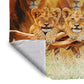 Cubs Are Lions Light Weight Fleece Blanket