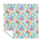 Curls And Flowers Square Tablecloth