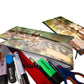 Zip & Go Cute Animals Pencil Bags Set of 3