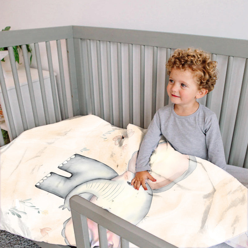 Cute Baby Elephant Cot Set by Wikus Schalkwyk