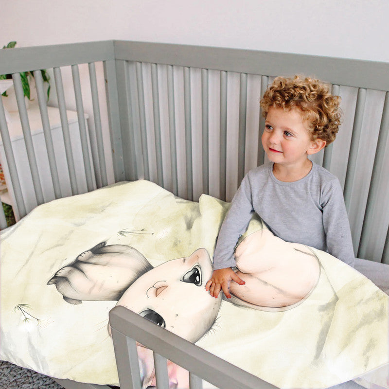 Cute Bunny Cot Set by Wikus Schalkwyk