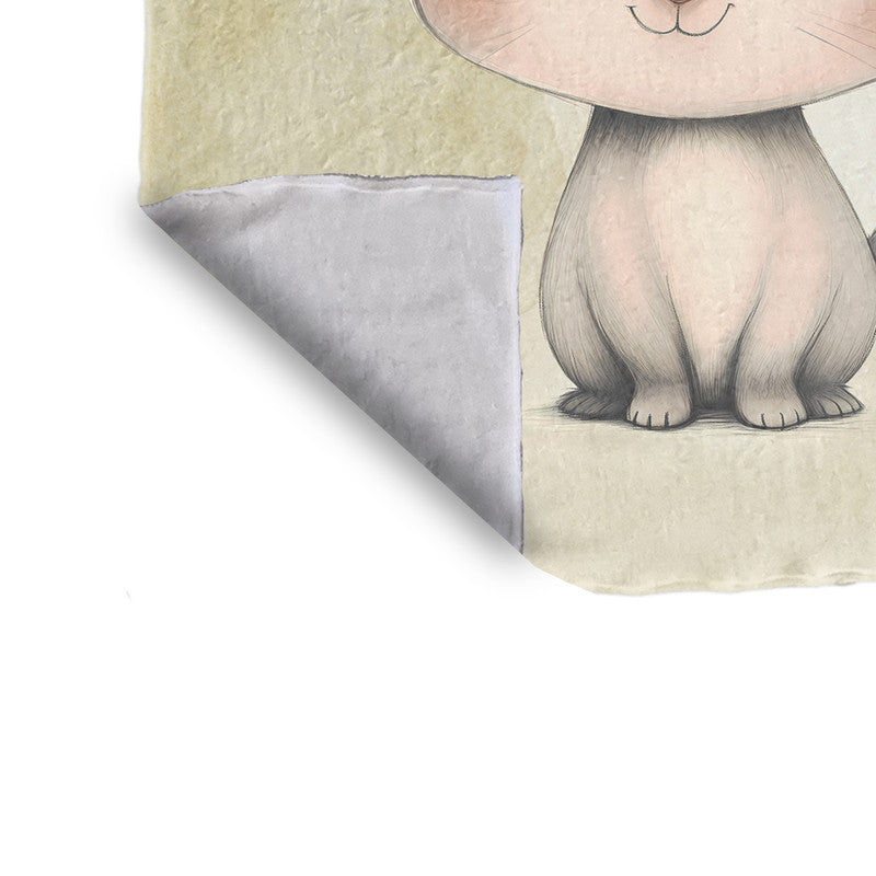 Cute Bunny Minky Blanket by Wikus Schalkwyk