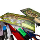 Zip & Go Cute Forest Animals Pencil Bags Set of 3
