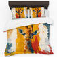 Cute Giraffe Duvet Cover Set by Wikus Schalkwyk