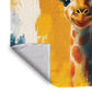 Cute Giraffe Light Weight Fleece Blanket by Wikus Schalkwyk