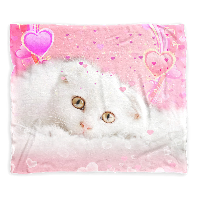 Cute Kitten Minky Blanket