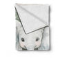 Cute Woodlands Elephant Baby Fleece Blanket