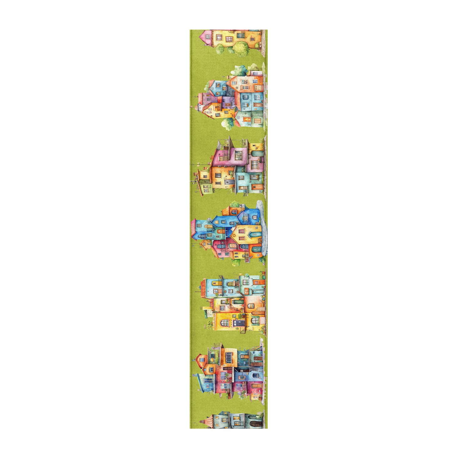 Cute Apartments Table Runner by Mark van Vuuren