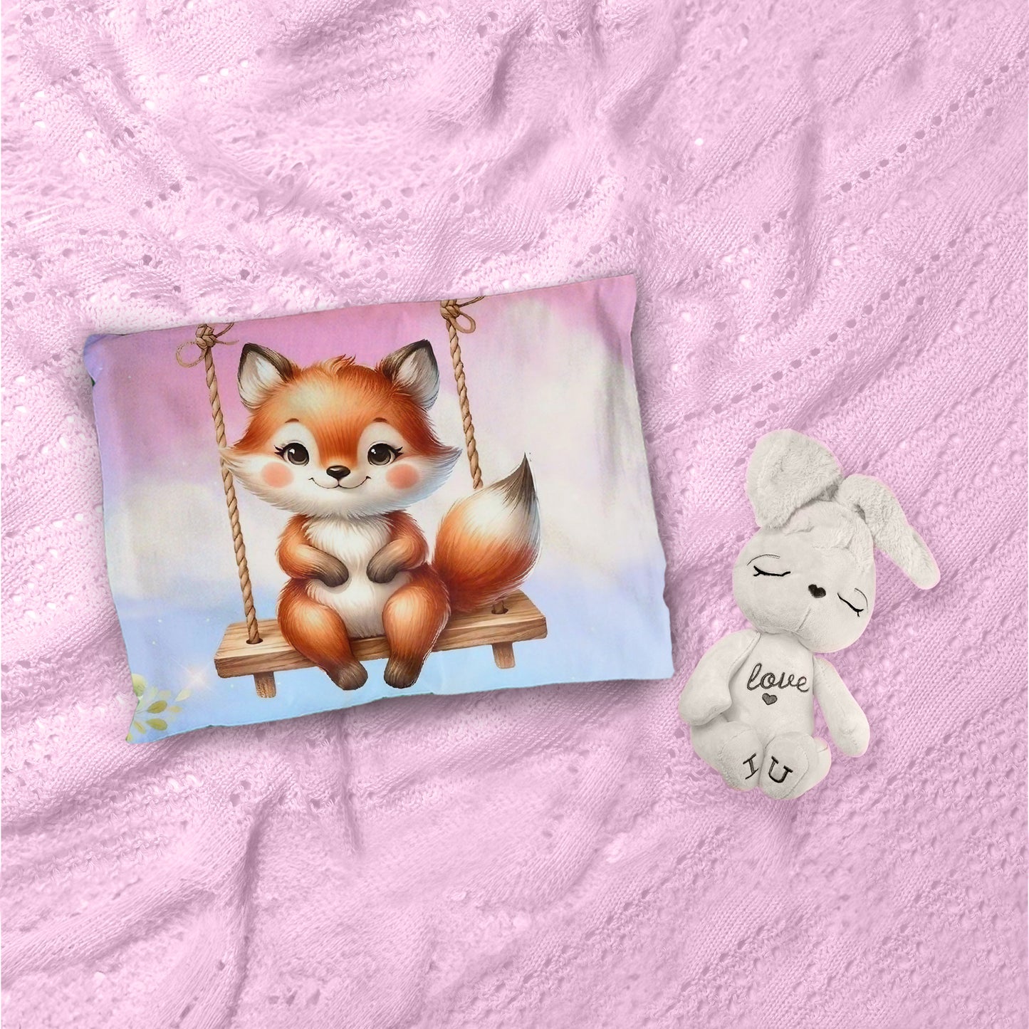 Cute Baby Animals Cot Set