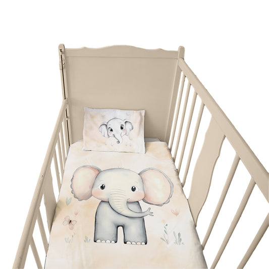 Cute Baby Elephant Cot Set by Wikus Schalkwyk