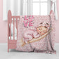 Cute Baby Girl Baby Fleece Blanket