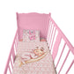 Cute Baby Girl Cot Set