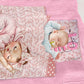 Cute Baby Girl Cot Set