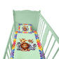Cute Baby Safari Animals Cot Set