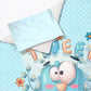 Cute Blue Bird Cot Set