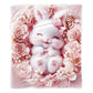 Cute Bunny Baby Fleece Blanket
