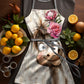 Cute Flower Donkey Apron by Mark van Vuuren