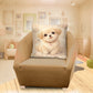 Cute Fluffy Puppy Sitting Kids Scatter by Nathan Pieterse