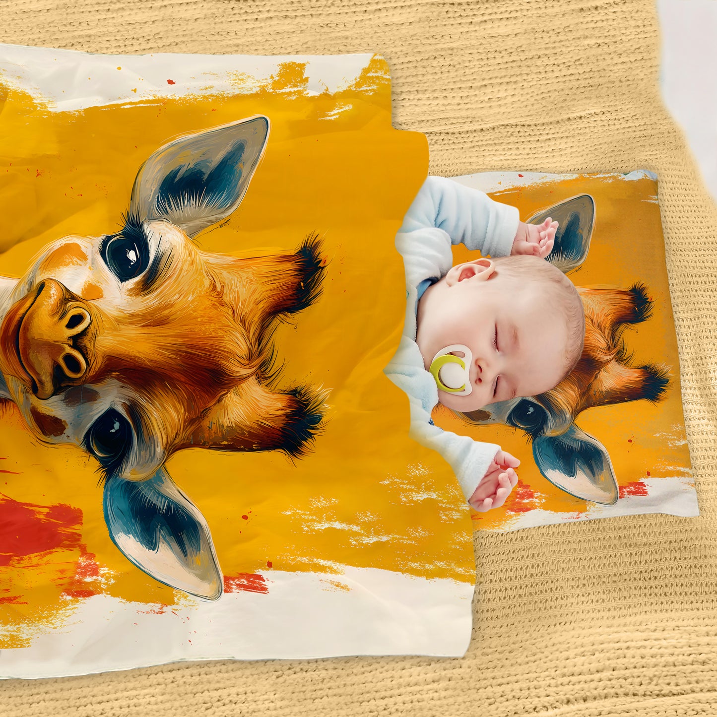 Cute Giraffe Cot Set by Wikus Schalkwyk