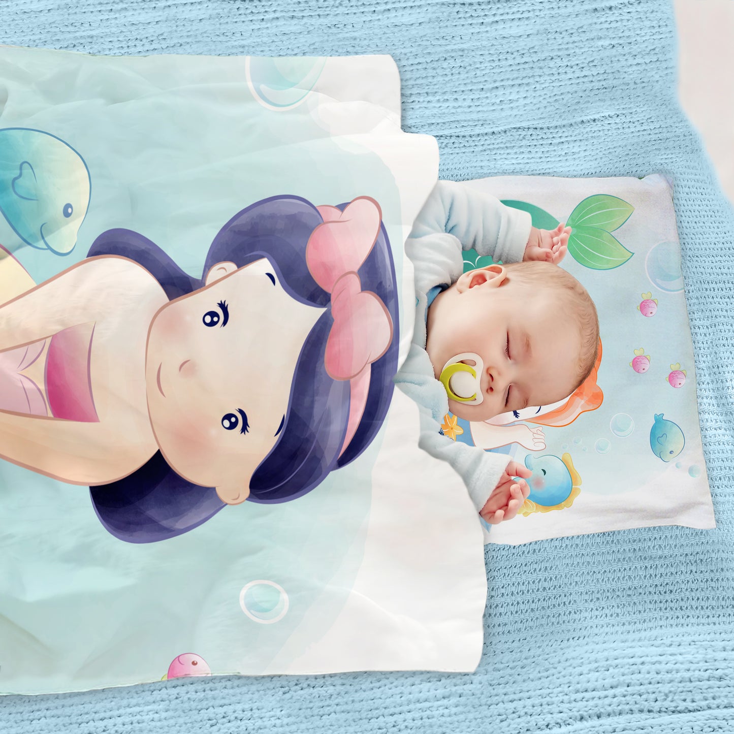Cute Mermaid Cot Set