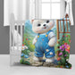 Cute Polar Bear Baby Fleece Blanket