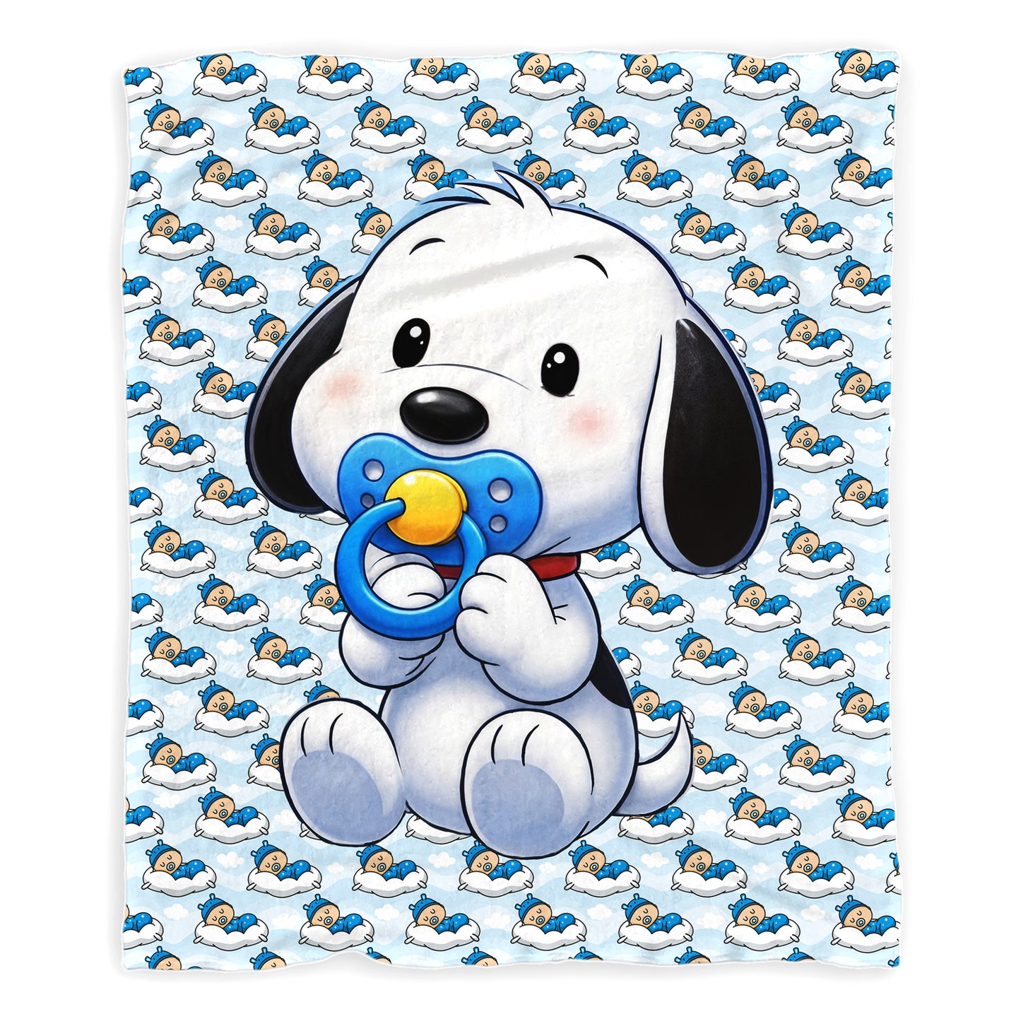 Cute Puppy Baby Fleece Blanket