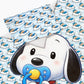 Cute Puppy Cot Set