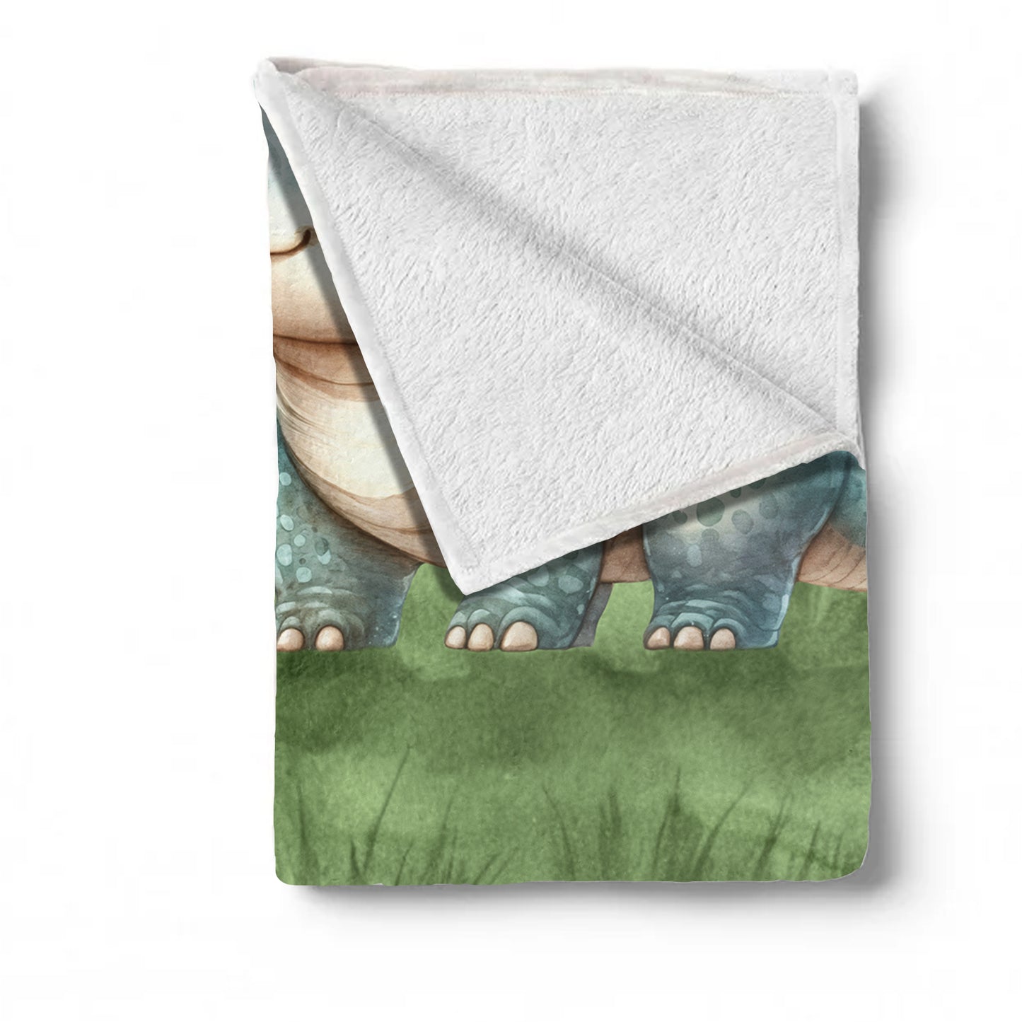 Cute Triceratops Baby Fleece Blanket