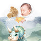 Cute Triceratops Baby Fleece Blanket
