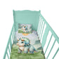 Cute Triceratops Cot Set