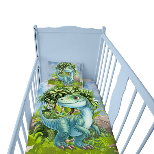 Cute Velociraptor Cot Set