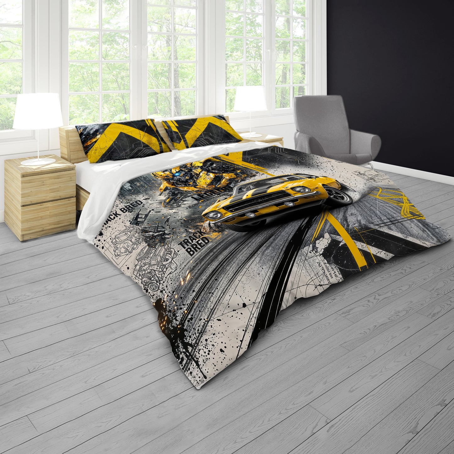 Cyber Drift Duvet Cover Set