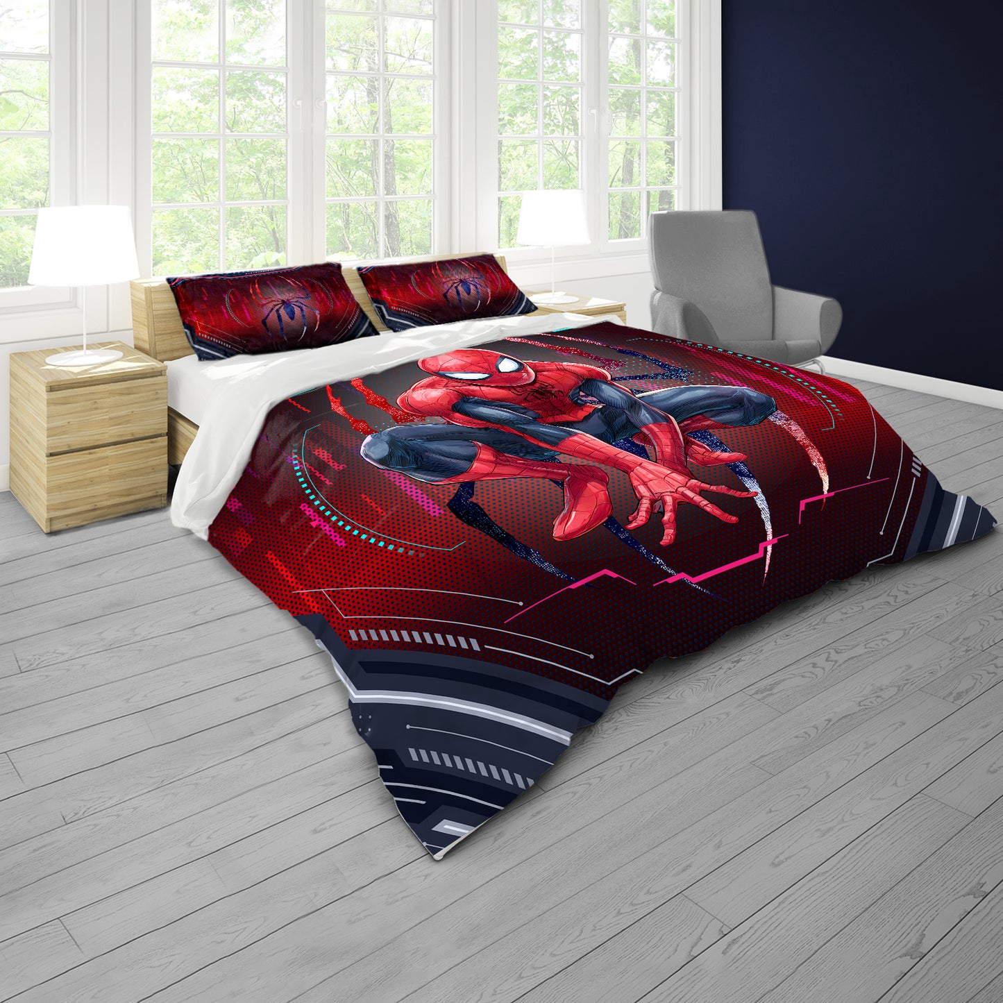 Cyber Spider Kids Duvet Cover Set