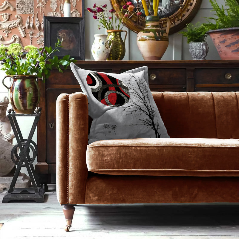 Cycles of Creation Abstract Exclusive Range Cushions