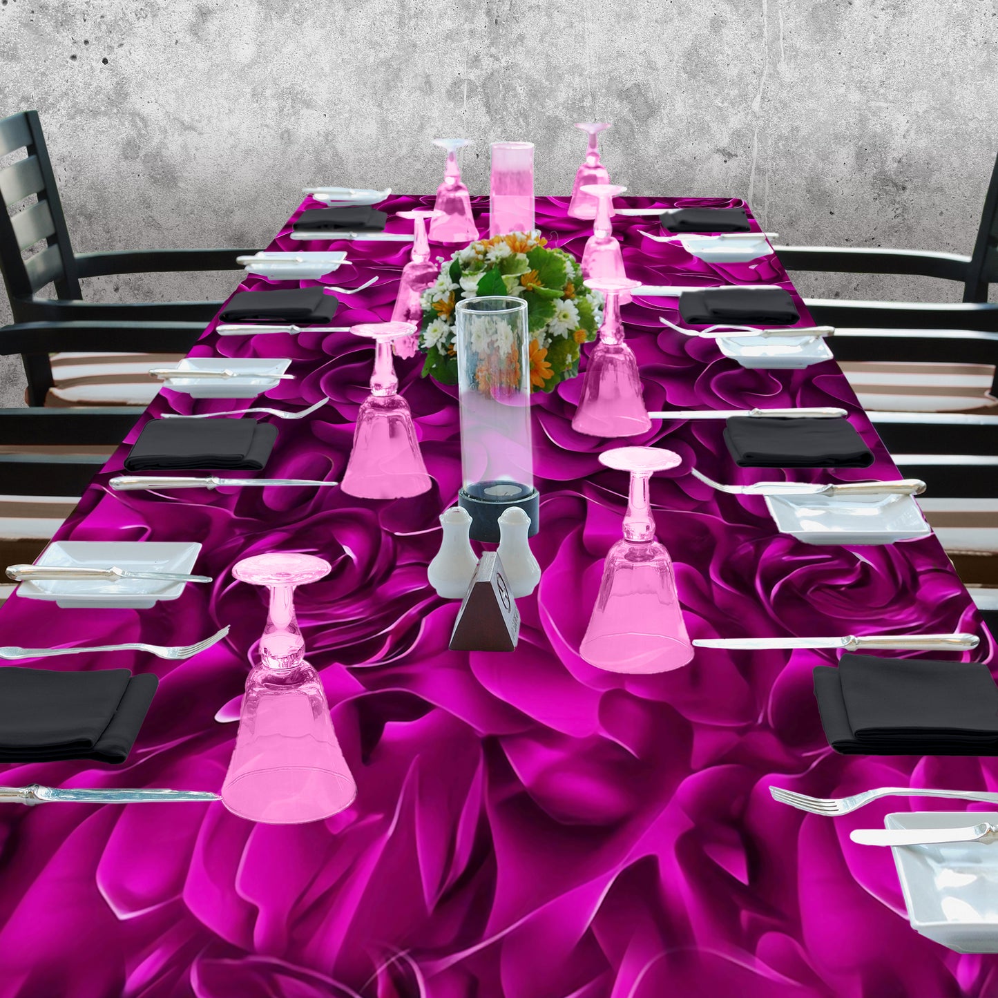 Dacarui Swirls 3m Rectangle Tablecloth